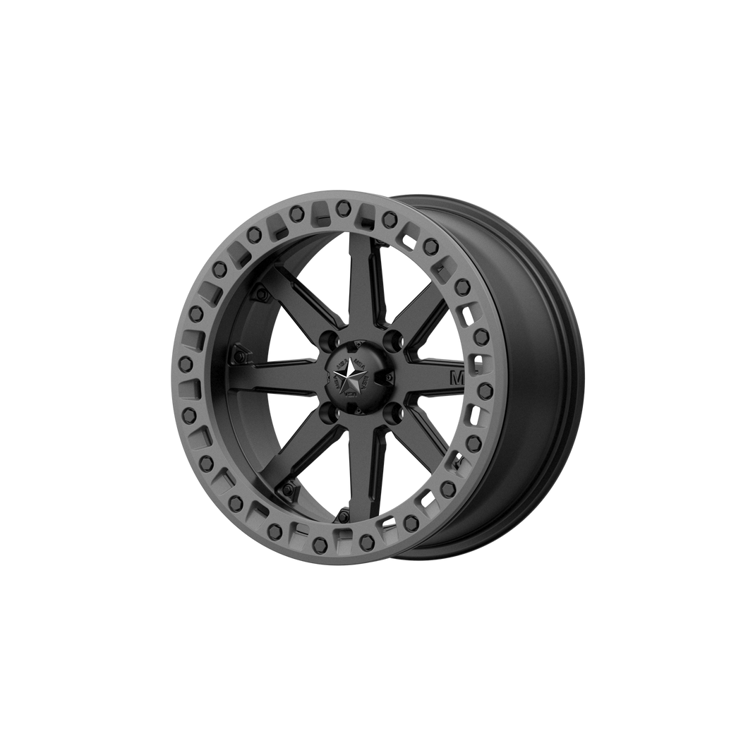 M31 LOK2 BEADLOCK 18X7 4X137 S-BLK GRY-RG +0