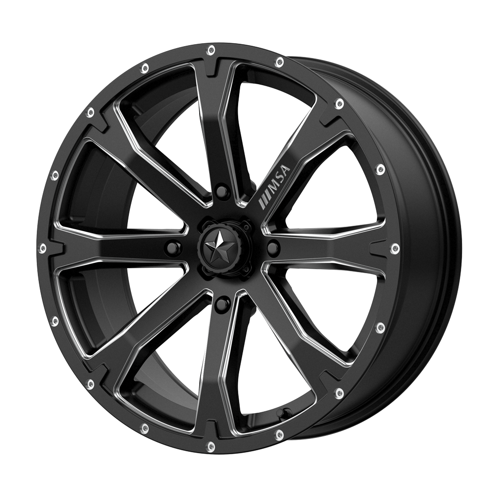 M42 BOUNTY 15X7 4X110 S-BLK MILL 10MM