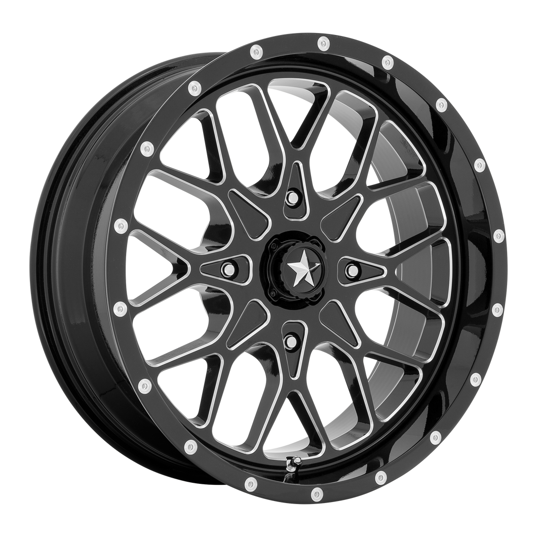 M45 PORTAL 16X7 4X137 96 G-BLK-MILL +10