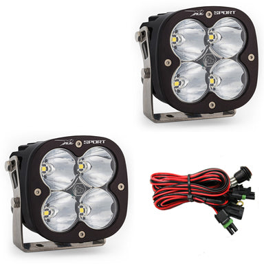 XL-Sport Series LED Light Pods High Speed Spot Pattern Pair Baja Designs