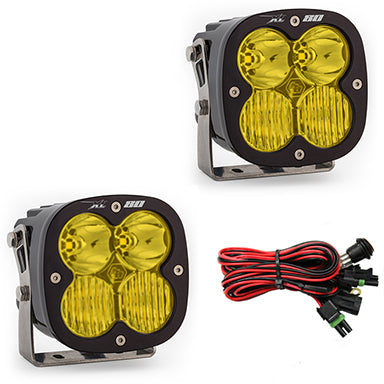 XL80 Series LED Light Pods Amber Lens Driving Combo Pattern Pair Baja Designs