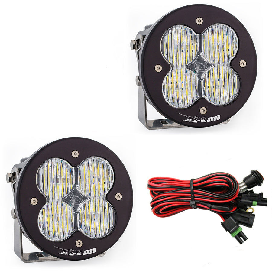 XL-R 80 Series LED Light Pods Wide Cornering Pattern Pair Baja Designs